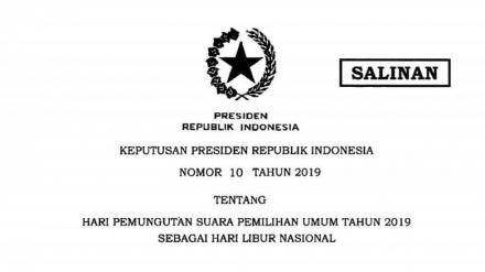 17 APRIL SEBAGAI HARI LIBUR NASIONAL